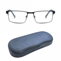 Full Rim Stainless Steel Rectangle Blue Medium I-Switch SWCM04 Eyeglasses