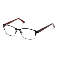 Full Rim Stainless Steel Almond Black Medium DbyD DBBF13 Eyeglasses
