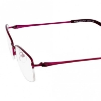 Half Rim Monel Rectangle Violet Medium DbyD DBFF02 Eyeglasses
