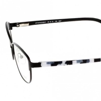 Full Rim Metal Almond Black Small DbyD DBFF14 Eyeglasses