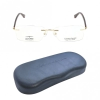 Rimless Stainless Steel Rectangle Gold Large Light Fly LFDM32 Eyeglasses