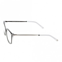 Full Rim Acetate Round Black Medium 5th Avenue FAAF51 Eyeglasses