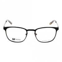Full Rim Stainless Steel Square Black Medium 5th Avenue FAFM06 Eyeglasses