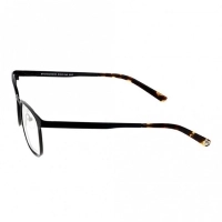 Full Rim Stainless Steel Square Black Medium 5th Avenue FAFM06 Eyeglasses