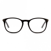 Full Rim Acetate Round Black Medium 5th Avenue FAFM02 Eyeglasses