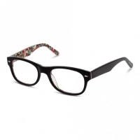 Full Rim Acetate Rectangle Black Small In Style ISJ17 Eyeglasses