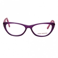 Cat Eye Purple Polycarbonate Medium Vision Express 61281 Kids Eyeglasses