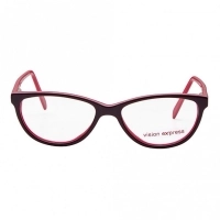 Full Rim Acetate Cat Eye Purple Large Vision Express 61286 Eyeglasses