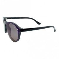 Round Blue Mirror Polycarbonate Full Rim Medium Vision Express 21670 Sunglasses