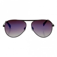 Aviator Grey Solid Stainless steel Full Rim Medium Vision Express 12053 Sunglasses