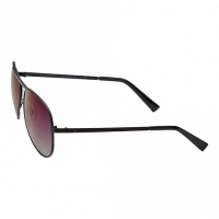 Aviator Grey Solid Stainless steel Full Rim Medium Vision Express 12053 Sunglasses