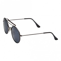 Round Grey Nickel Silver  Full Rim Medium Vision Express 41295 Sunglasses