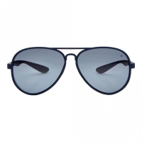 Aviator Polarised Lens Grey Full Rim Medium Vision Express 12025P Sunglasses