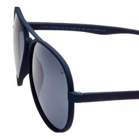 Aviator Polarised Lens Grey Full Rim Medium Vision Express 12025P Sunglasses