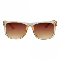 Rectangle Brown Gradient Polycarbonate Full Rim Medium Vision Express 21678 Sunglasses