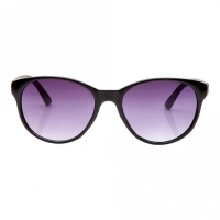Round Grey Gradient Polycarbonate Full Rim Medium Vision Express 41303 Sunglasses