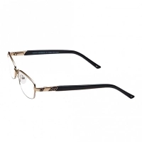 Half Rim Metal Rectangle Gold Medium Vision Express 31803 Eyeglasses