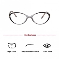 Full Rim Polycarbonate Oval Purple Medium Vision Express 31804 Eyeglasses