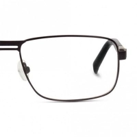 Full Rim Metal Rectangle Blue Large Julius JUAM05 Eyeglasses