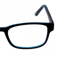 Full Rim Acetate Rectangle Black Small The One TOEM10 Eyeglasses