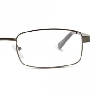 Full Rim Metal Rectangle Gun Metal Large Seen SNCM09 Eyeglasses