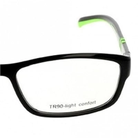 Full Rim TR90 Rectangle Black Large Activ ACHM16 Eyeglasses