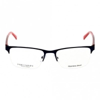 Half Rim Metal Rectangle Blue Small Miki Ninn MNHM25 Eyeglasses