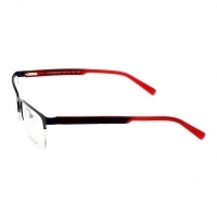 Half Rim Metal Rectangle Blue Small Miki Ninn MNHM25 Eyeglasses