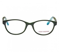 Cat Eye Green Polycarbonate Large Vision Express 61297 Kids Eyeglasses