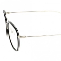 Full Rim Metal Rectangle Black Medium In Style ISHM05 Eyeglasses