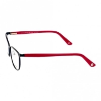 Full Rim Metal Rectangle Blue Small In Style ISHT10 Eyeglasses