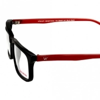 Full Rim Acetate Rectangle Black Medium Vision Express 29461 Eyeglasses