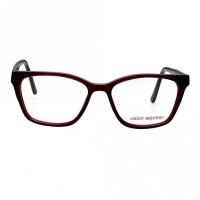 Full Rim Acetate Square Red Medium Vision Express 31810 Eyeglasses