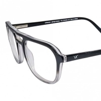 Full Rim Acetate Square Black Medium Vision Express 29465 Eyeglasses