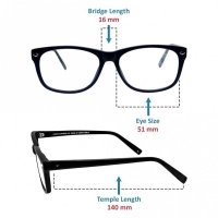 Full Rim Polycarbonate Almond Blue Unisex Medium Vision Express 29468 Eyeglasses