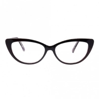 Full Rim Polycarbonate Cat Eye Brown Medium Vision Express 49078 Eyeglasses