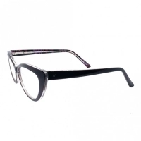 Full Rim Polycarbonate Cat Eye Brown Medium Vision Express 49078 Eyeglasses