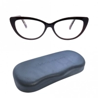 Full Rim Polycarbonate Cat Eye Brown Medium Vision Express 49078 Eyeglasses