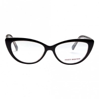 Full Rim Polycarbonate Cat Eye Black Medium Vision Express 49078 Eyeglasses