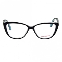 Full Rim Polycarbonate Oval Black Medium Vision Express 49080 Eyeglasses