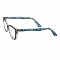 Full Rim Polycarbonate Oval Black Medium Vision Express 49080 Eyeglasses