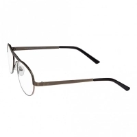 Half Rim Metal Oval Gun Metal Medium Vision Express 29471 Eyeglasses