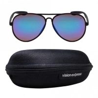 Aviator Mirror Polycarbonate Full Rim Medium Vision Express 12025 Sunglasses