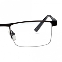 Half Rim Metal Square Black Medium Vision Express 29479 Eyeglasses