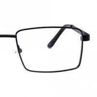 Full Rim Polycarbonate Rectangle Black Medium Vision Express 12046 Eyeglasses
