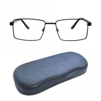 Full Rim Polycarbonate Rectangle Black Medium Vision Express 12046 Eyeglasses