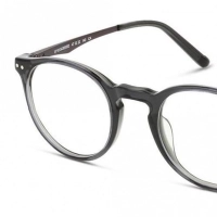 Full Rim Acetate Round Grey Small 5th Avenue FAJM08 Eyeglasses