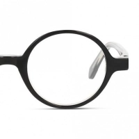 Full Rim Acetate Round Black Small DbyD DBJU03 Eyeglasses