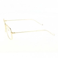 Full Rim Monel Rectangle Gold Medium In Style ISJM08 Eyeglasses