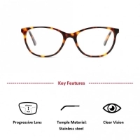 Full Rim Acetate Almond Havana Medium DbyD DBHF05 Eyeglasses